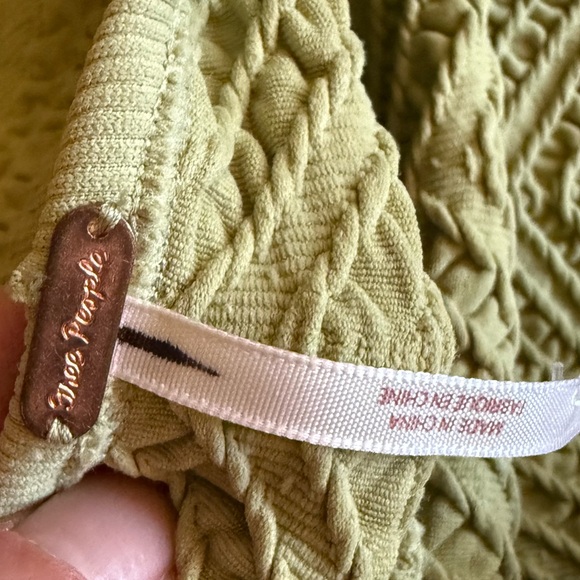 NWOT Free People MIDI Green Sweater Dress - Picture 10 of 11